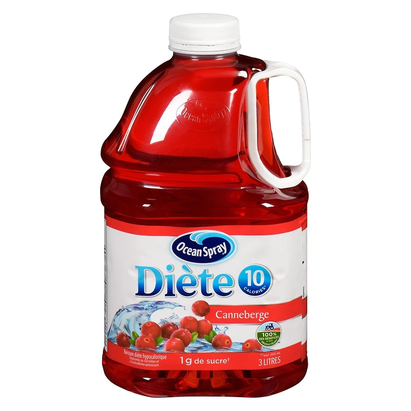 Ocean Spray Diète Canneberge Boisson Faible en Calories 3L