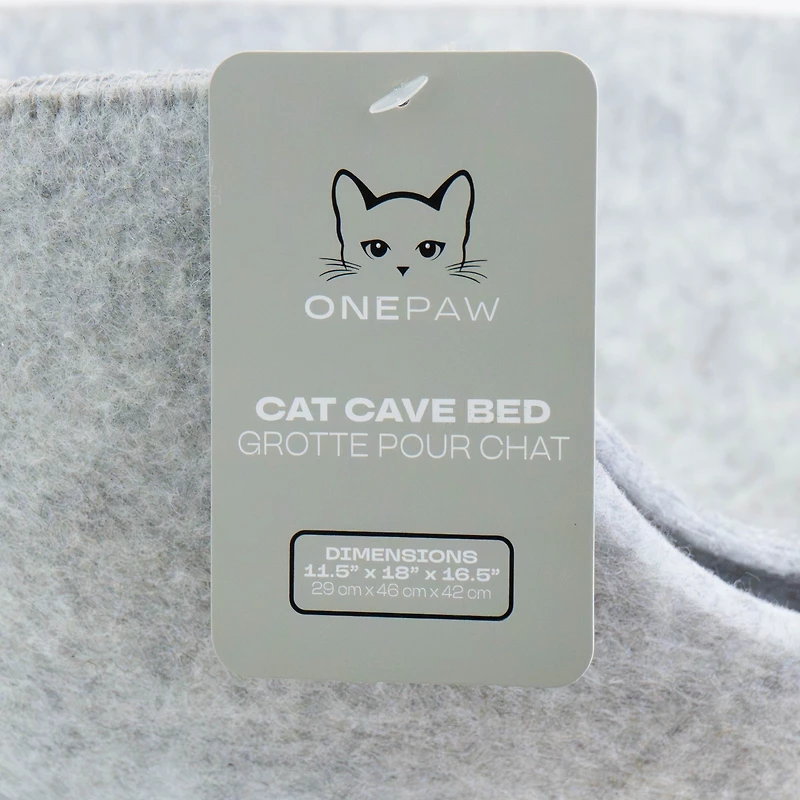 One Paw, Lit Caverne pour Chat, Forme Parfaite pour les Chats