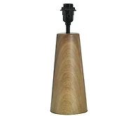 Better Homes & Gardens Wood Grain Finish Table Lamp with Pleated Shade