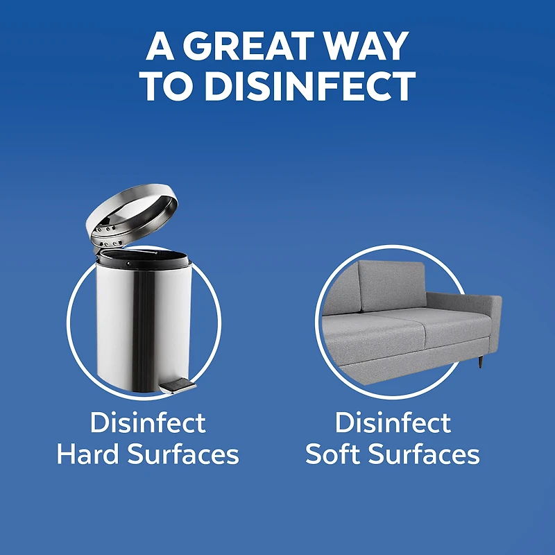 Lysol Disinfectant Spray, All in One, Spring Waterfall, Disinfect and Eliminate Odours on Hard Surfaces and Fabrics, Kills 99.99% of Viruses & Bacteria, 350 g