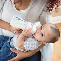 Dr. Brown's Natural Flow Anti-Colic Options+ Wide-Neck Baby Bottle, 4 x 9oz Bottles, Level 1 Nipple, 0m+