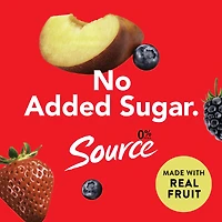 Yoplait Source 0% Smooth Traditional Yogurt, Peach, No Added Sugar, 630g