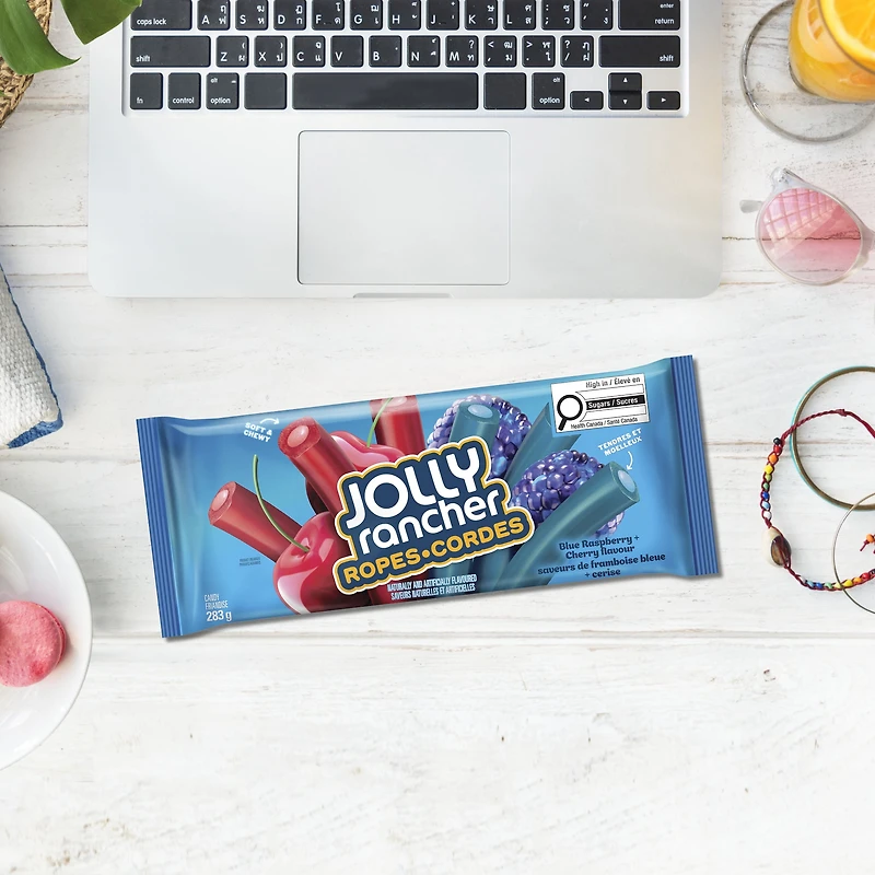 JOLLY RANCHER Ropes Blue Raspberry and Cherry, 283g