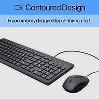 Ensemble clavier et souris filaires pour ordinateur