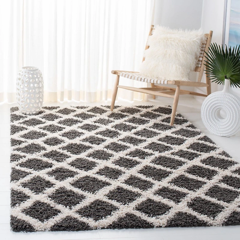 Safavieh Dallas Jerrie Tapis Géométrique Shag