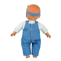My Sweet Baby 12-inch Soft Baby Doll, Chambray Outfit