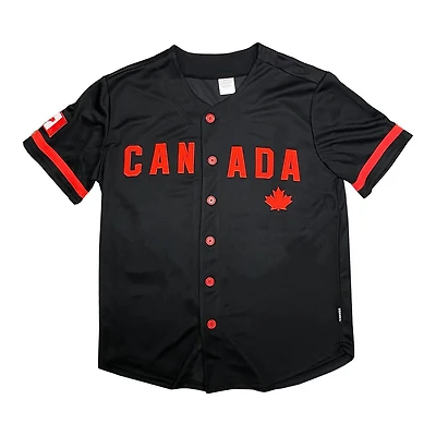 Mad Engine Chandail de baseball Équipe Canada pour hommes