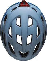 Casque de vélo Bell Sports Nixon avec lumière pour jeunes Bleu/Gris