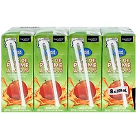 Great Value Apple Juice from Concentrate 200 ml, pack of 8