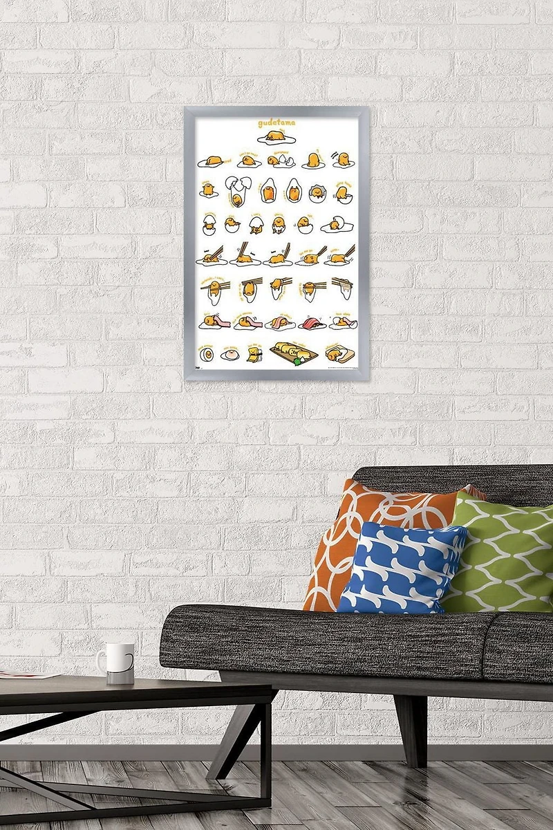Gudetama - Grid Wall Poster