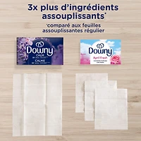 Downy CALM, Mega Dryer Sheets, Laundry Fabric Softener, Lavender and Vanilla Bean 120CT