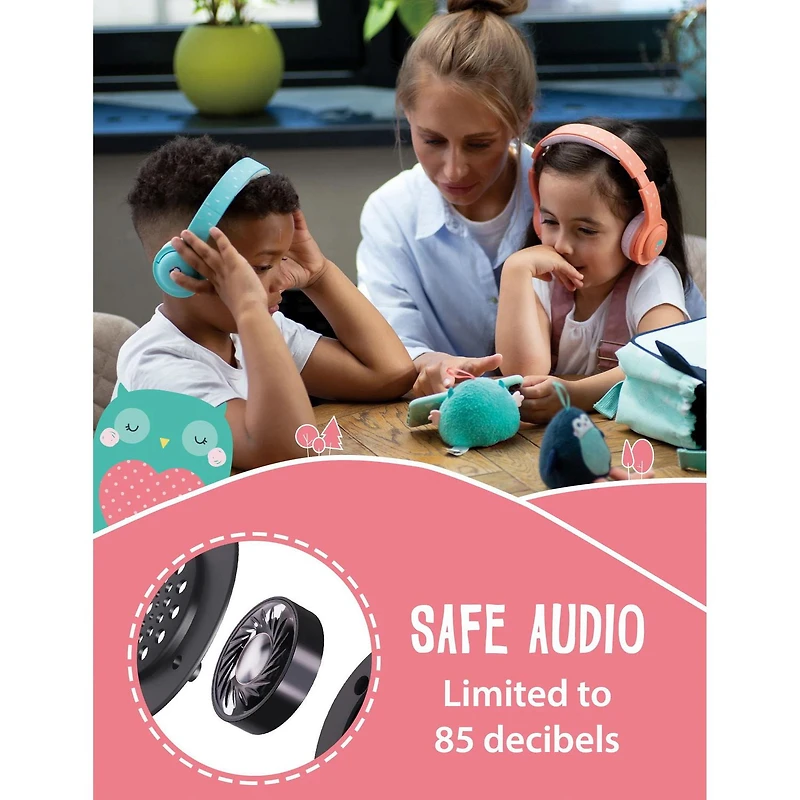 Planet Buddies Kids Wireless Headphones