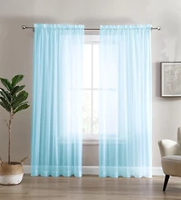 Panneau de fenêtre transparent, rideau