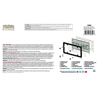 Cruiser Accessories Diamond Plate, Black License Plate Frame