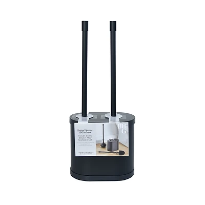 Ensemble brosse de toilette et ventouse Better Homes & Gardens, noir