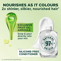 Garnier Nutrisse Ultra Crème Permanent Hair Dye, 100% Grey Coverage, Natural Hair Colour with Avocado Oil, 1 Application