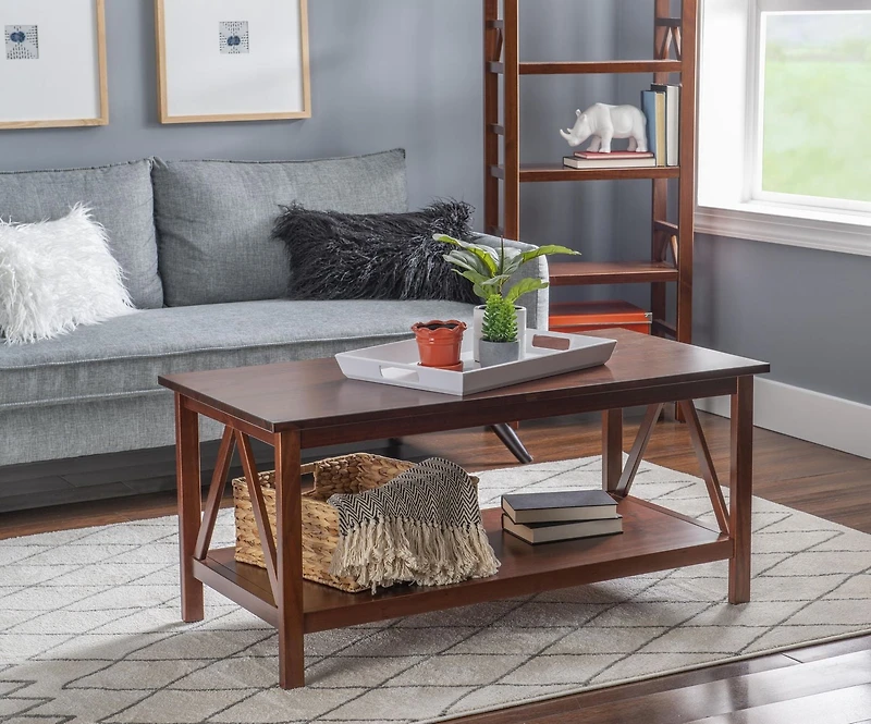 Edgewood Antique Tobacco Coffee Table