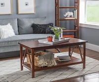 Edgewood Antique Tobacco Coffee Table