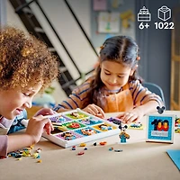 LEGO Disney 100 Years of Disney Animation Icons 43221 Buildable Disney Set with Mickey Mouse Minifigure, Creative Toy for Kids to Design Classic Disney Wall Art, Birthday Gift for Fans and Kids Age 6+