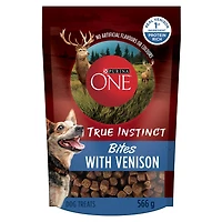 Purina ONE True Instinct Venison Bites, Dog Treats