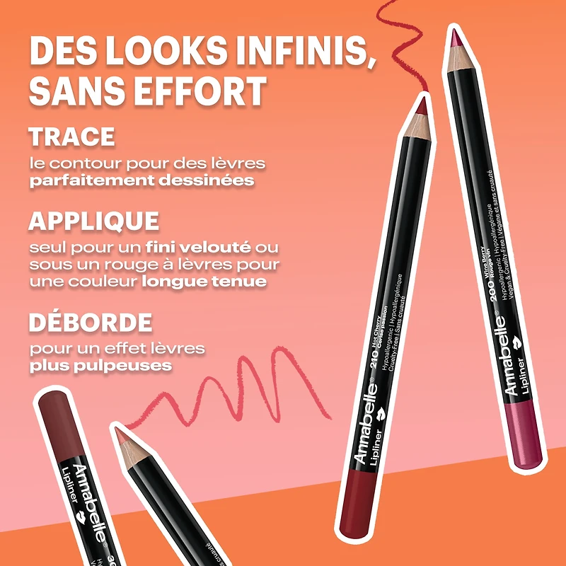 Annabelle Lip Liner, 135 Nude Rose