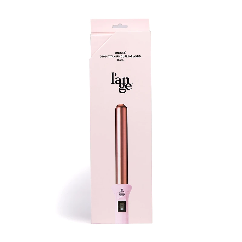 L'ange Hair Ondulé Titanium 1-Inch Curling Wand | Salon Hair Styling Wand for Beach Waves