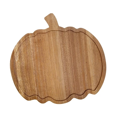 Way to Celebrate Harvest Collection Pumpkin Wood Tray