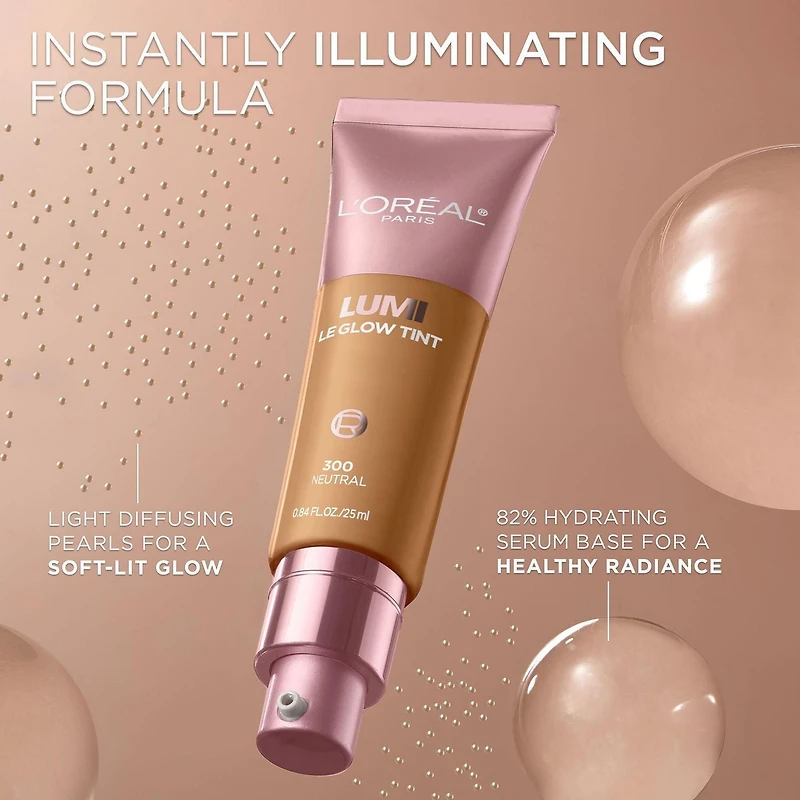 L'Oréal Paris Lumi Le Glow Tint, Fluide Teinté