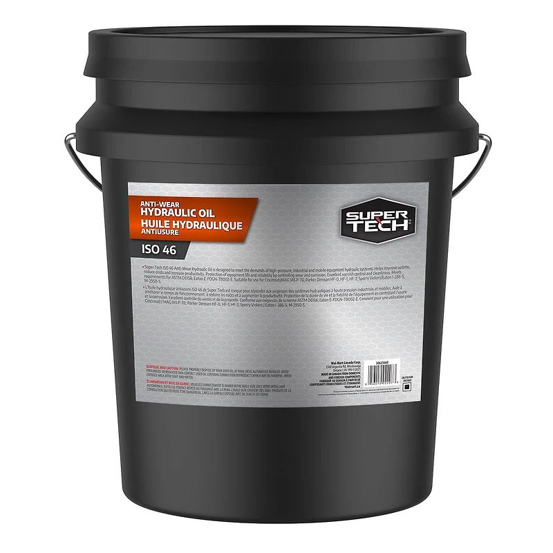 SuperTech Anti-Wear Hydraulic Oil ISO 46 18.9L Pail