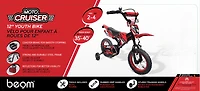 Beam Sports Xtreme Motor Bike Themed 12" Kids Bike With Training Wheels (Ages 2-5)
