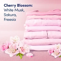Downy Light Laundry Scent Booster Beads, Cherry Blossom Scent, 853g, In-wash fabric beads designed to be gentle with a light boost of scent, No Heavy Perfumes