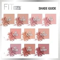 Maybelline New York Fit Me Blush, Lightweight, Blendable, Creamy and Natural, Long-lasting All-Day Face Smoothing Makeup Colour,, coral ,4.5 g