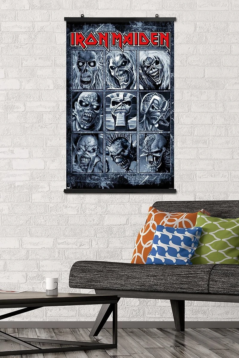 Iron Maiden - Grid Wall Poster, 22.375" x 34"