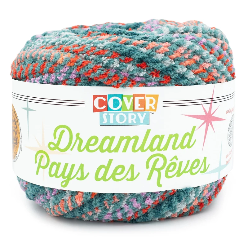 Lion Brand Cover Story™ Dreamland™ Yarn, Prairie Sunset #6 Super Bulky Blanket Yarn, 300g/ 135m - 1CT