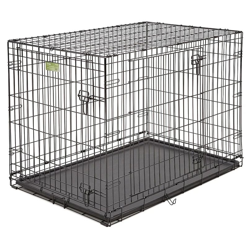 MidWest iCrate Double-Door Folding Dog Crate with Divider Panel