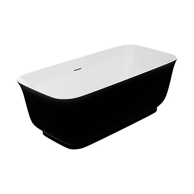 A&E Bain et Douche MINA-67-BLK BAIN AUTOPORTANTE