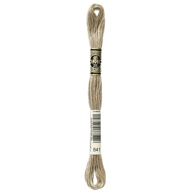DMC 6-Strand Cotton Embroidery Floss, 8 m (8.7 yd), Brown