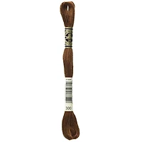 DMC 6-Strand Cotton Embroidery Floss, 8 m (8.7 yd), Brown