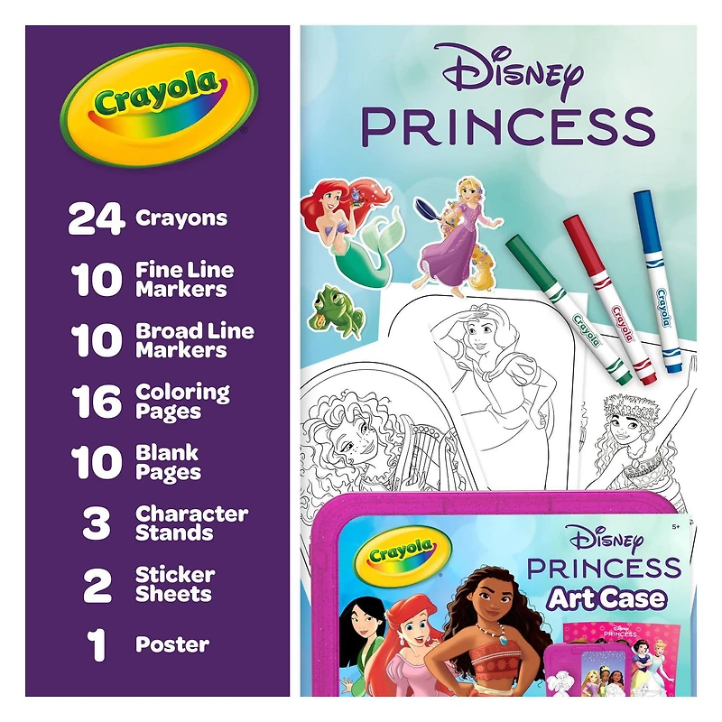 Crayola Disney Princess Art Case