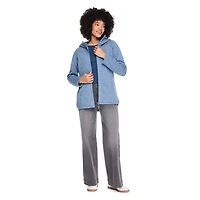 George Women's Faux Shearling Zip Up Jacket