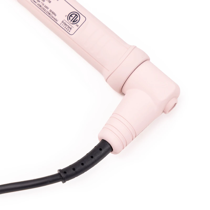 L'ange Hair Ondulé Titanium 1-Inch Curling Wand | Salon Hair Styling Wand for Beach Waves
