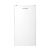 Hamilton Beach Mini Réfrigérateur 3,3 pi³ avec compartiment congélateur, réfrigérateur compact à porte simple, Energy Star, porte réversible, Blanc