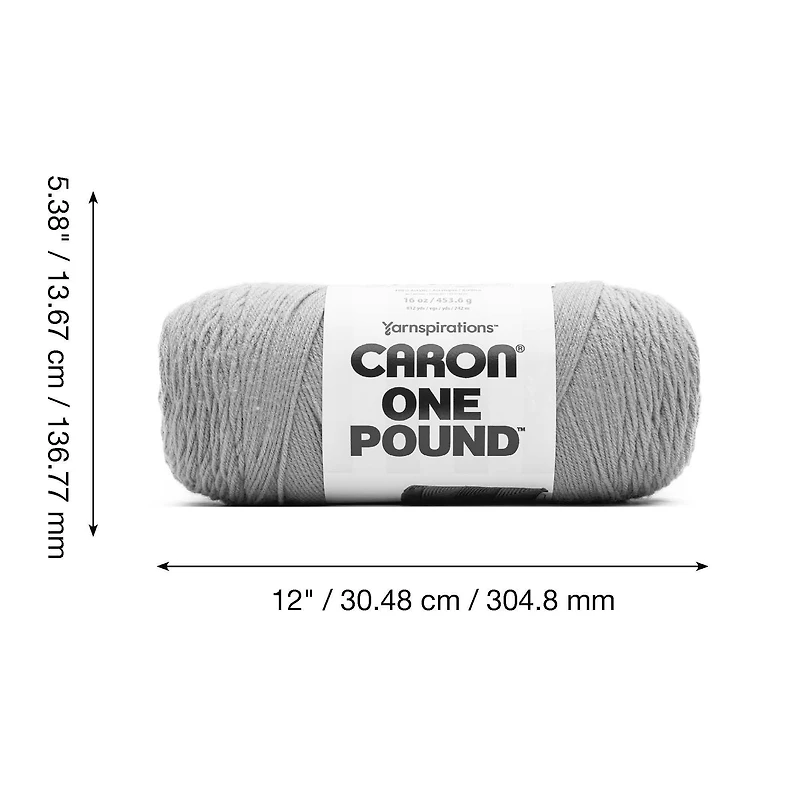 Fil Caron® One Book™, Acrylique #4 Moyen, 16oz/454g