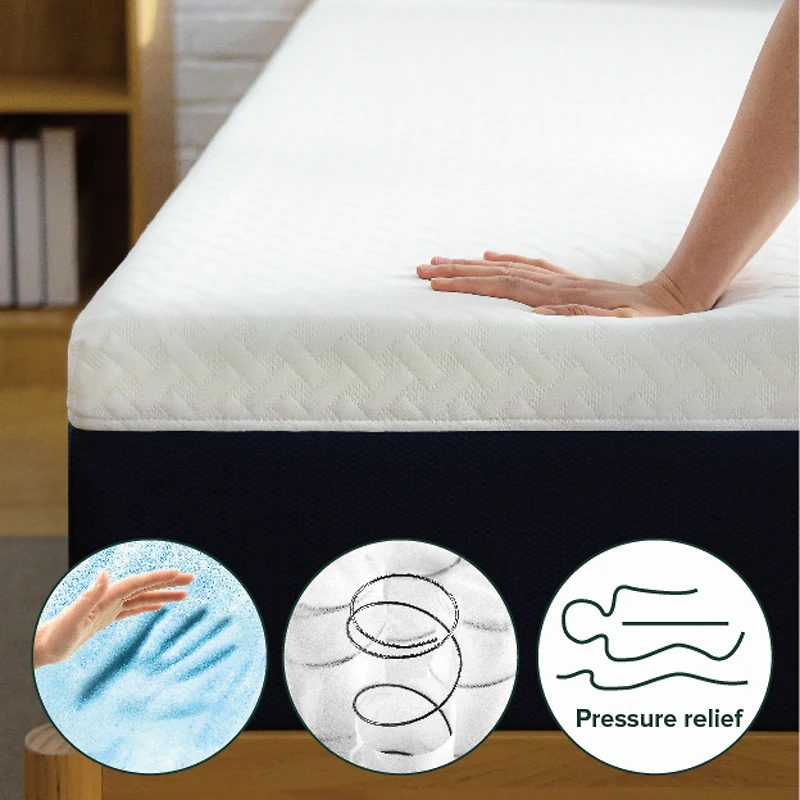 Zinus 12 inch Cooling Comfort Hybrid Mattress