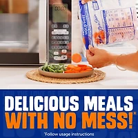 Ziploc® Zip n' Steam Food Steamer Bags, 10 Bags
