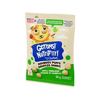GERBER Get'ems Apple Cinnamon Roundos Puffs, Made With Whole Grain Quinoa