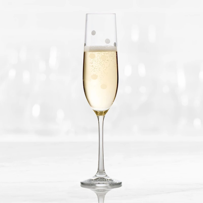 Trudeau Sparkle Champagne Flutes 6.4OZ BX/4
