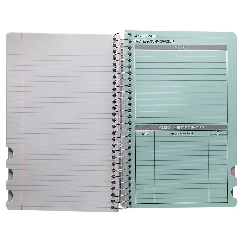 Hilroy® 5 Subject 300pg Notebook, Dark Blue