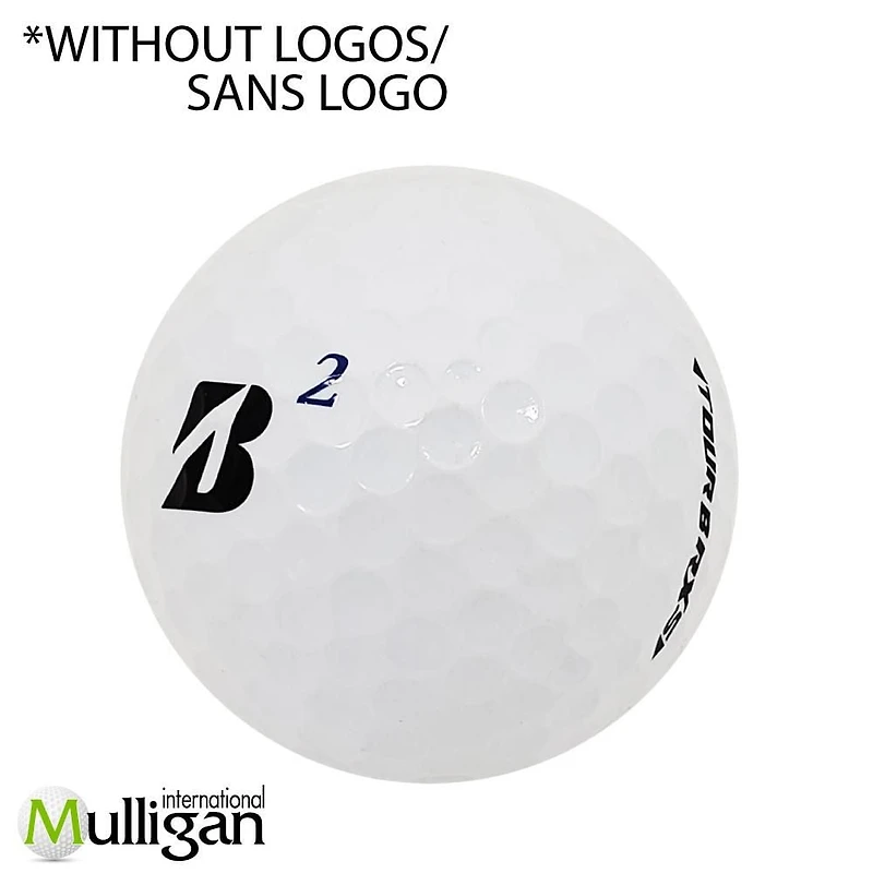 Mulligan - 48 balles de golf récupérées Bridgestone Tour B RXS (B) 5A Pristine, Blanc