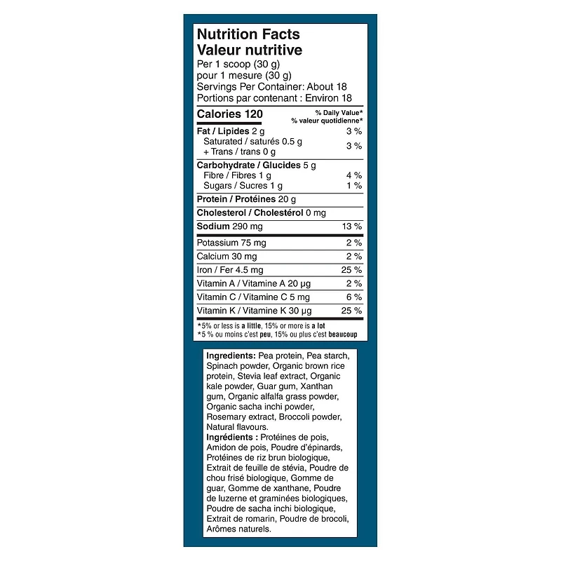 Vega Protein + Supergreens CA Vanilla (526g)